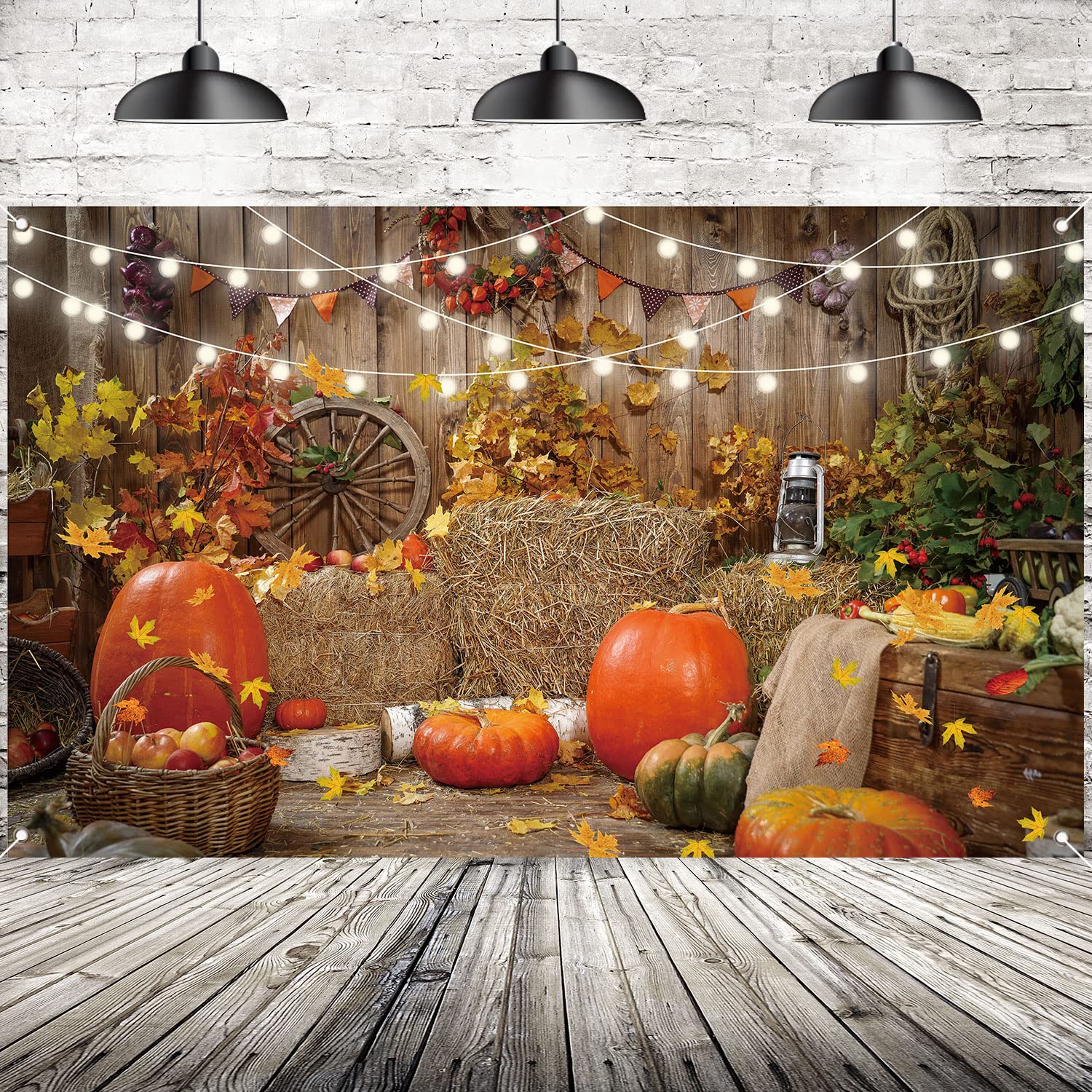 Thanksgiving Photo Backdrop 10x10 Allenjoy 10x8 FT Fall